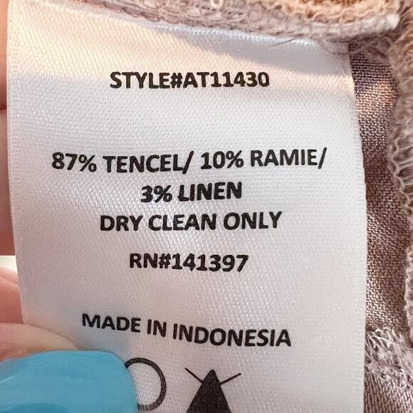 ASTR the Label Open Front Jacket Size‎ M Tencel - Picture 6 of 7